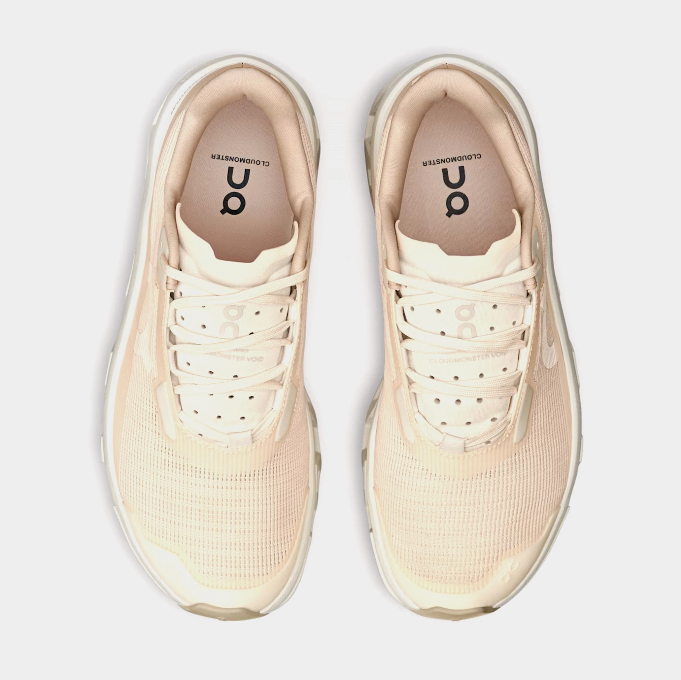 Cloudmonster Void Womens Running Shoes (Beige/White) On Running Womens Shoes