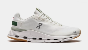 Cloudnova Form Mens Running Shoes (White/Green) on running shoes latest models performance