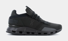 Cloudnova Mens Running Shoes (Black/Eclipse) on running shoes latest models performance