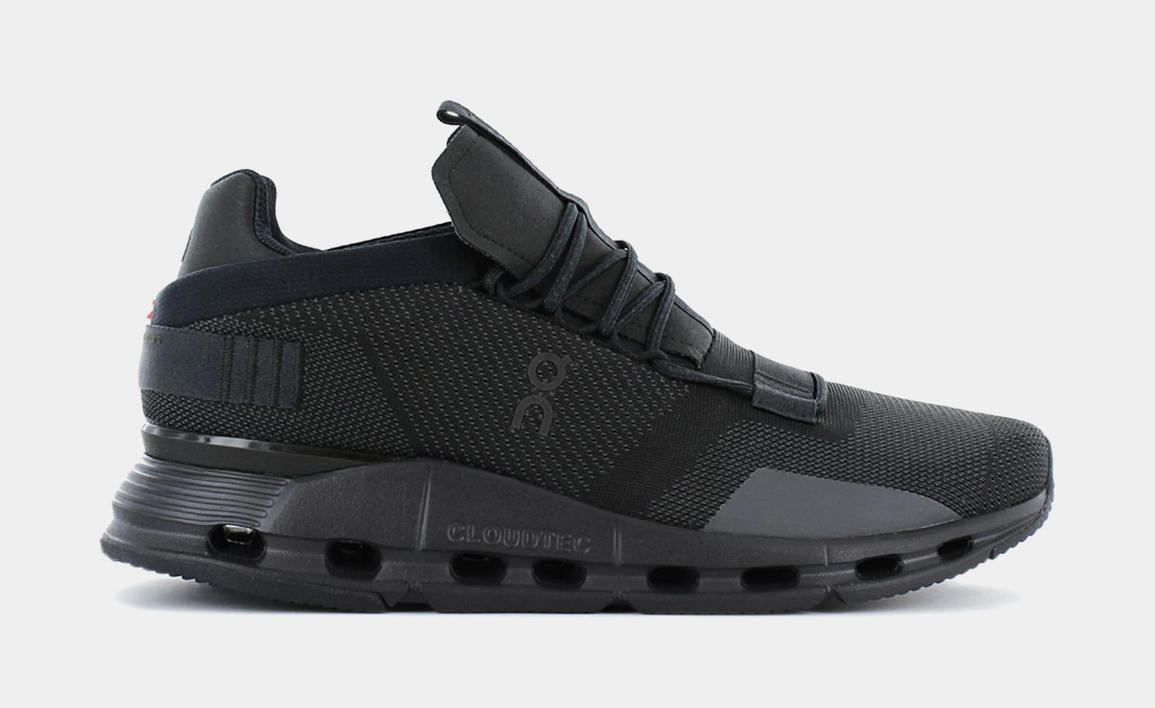Cloudnova Mens Running Shoes (Black/Eclipse) on running shoes latest models performance