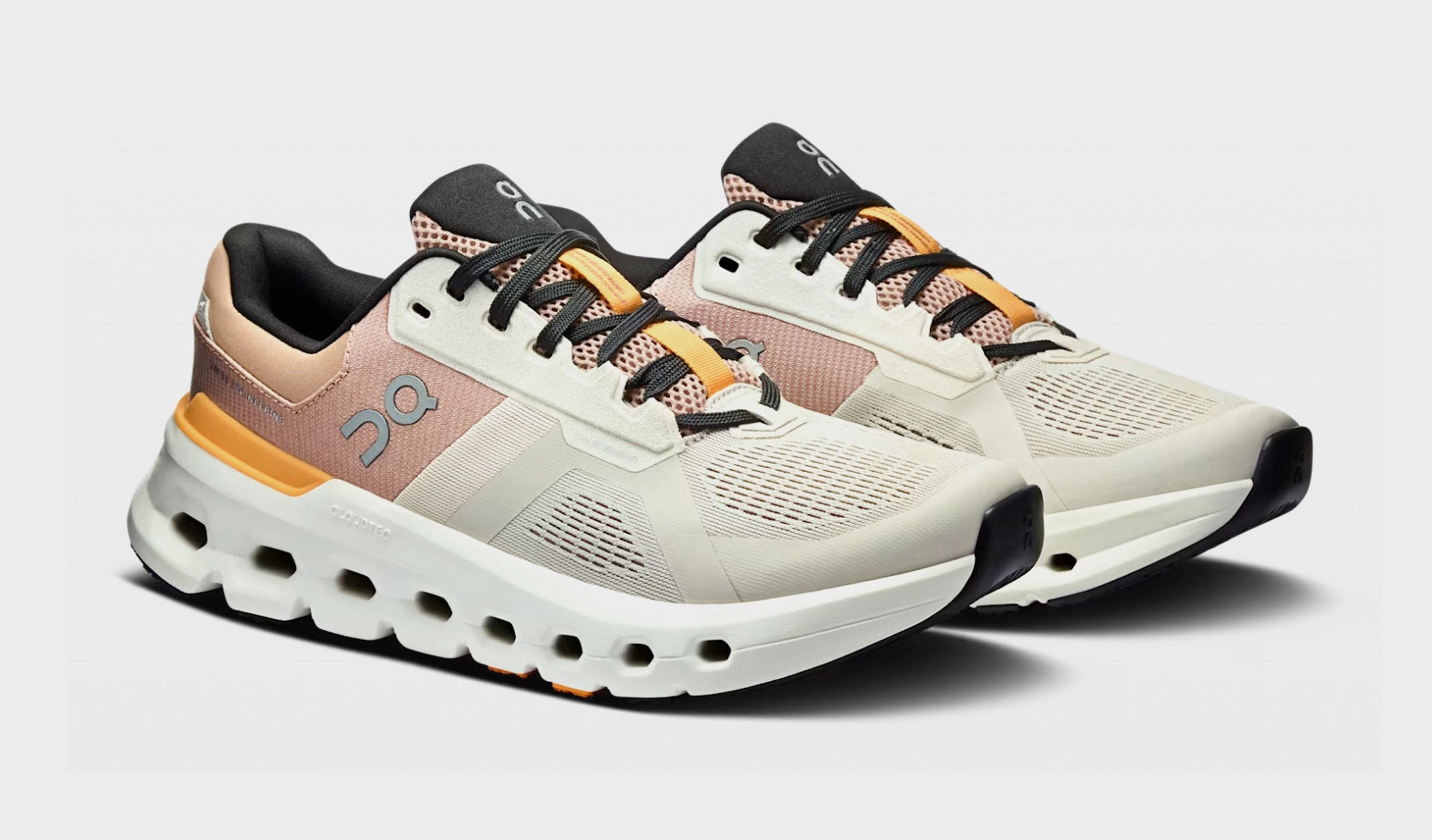 Cloudrunner 2 Womens Running Shoes (Pearl/Tangerine) On Running Womens Shoes