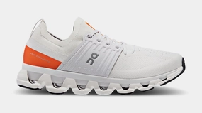 Cloudswift 3 Mens Running Shoes (White/Flame) on running shoes latest models performance