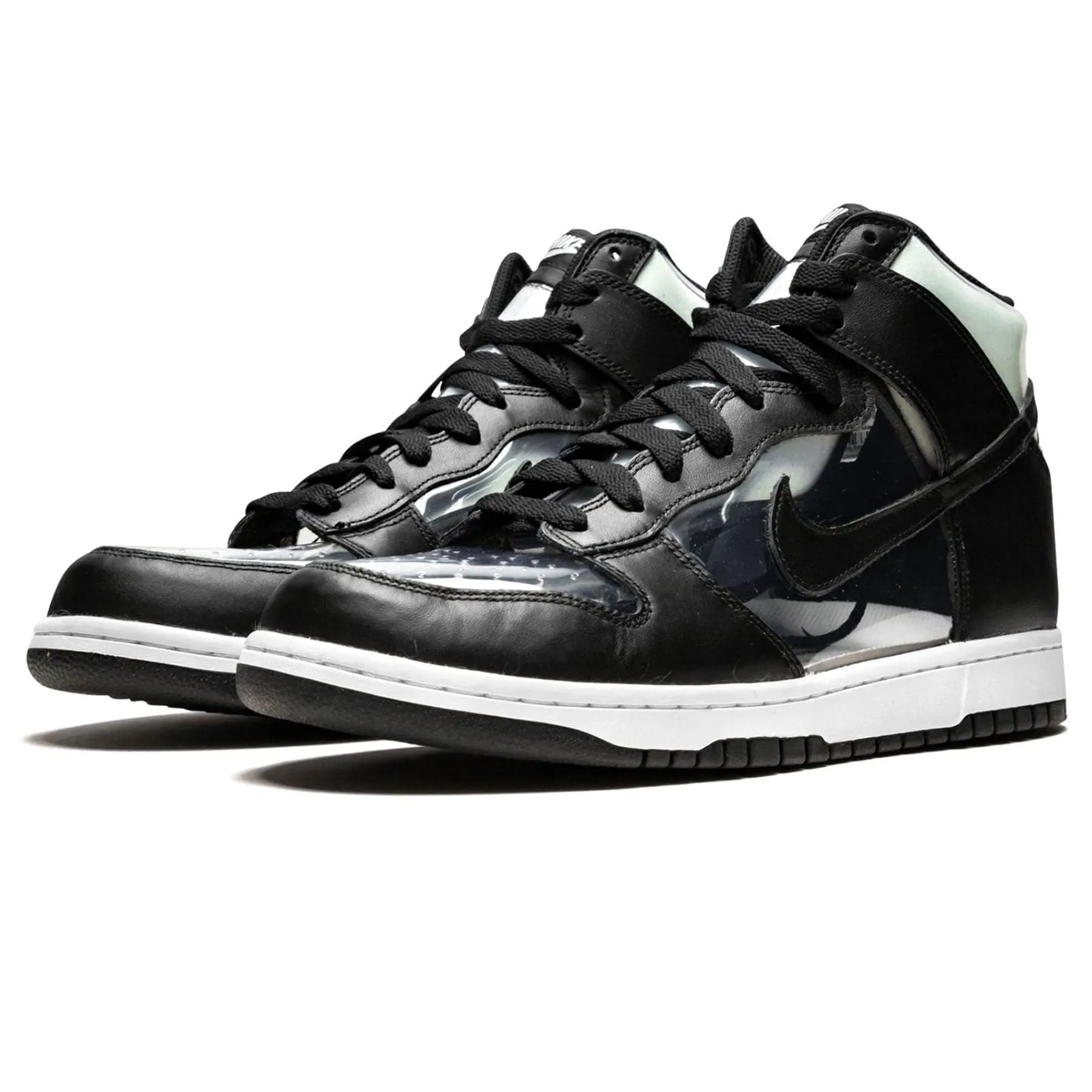 Comme des Gar?ons x Nike Dunk High Retro 'Clear' Nike SB skateboarding shoes