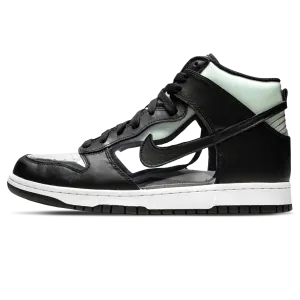 Comme des Gar?ons x Nike Dunk High Retro 'Clear' Nike SB skate shoes with padded support and grip
