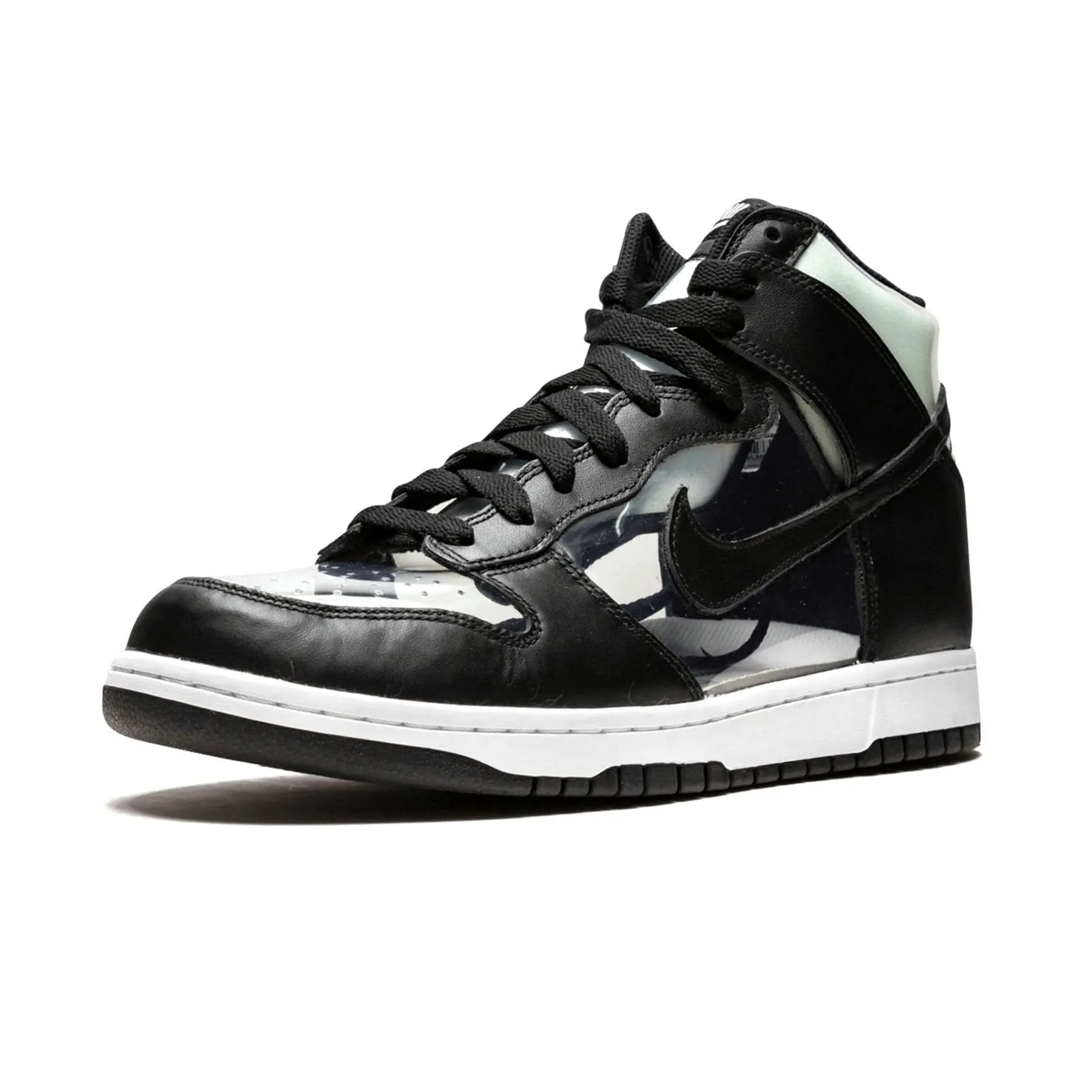 Comme des Gar?ons x Nike Dunk High Retro 'Clear' Nike SB skateboarding shoes