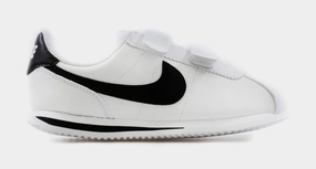 Cortez Basic Preschool Lifestyle Shoe (White) nike cortez retro running shoes classic style
