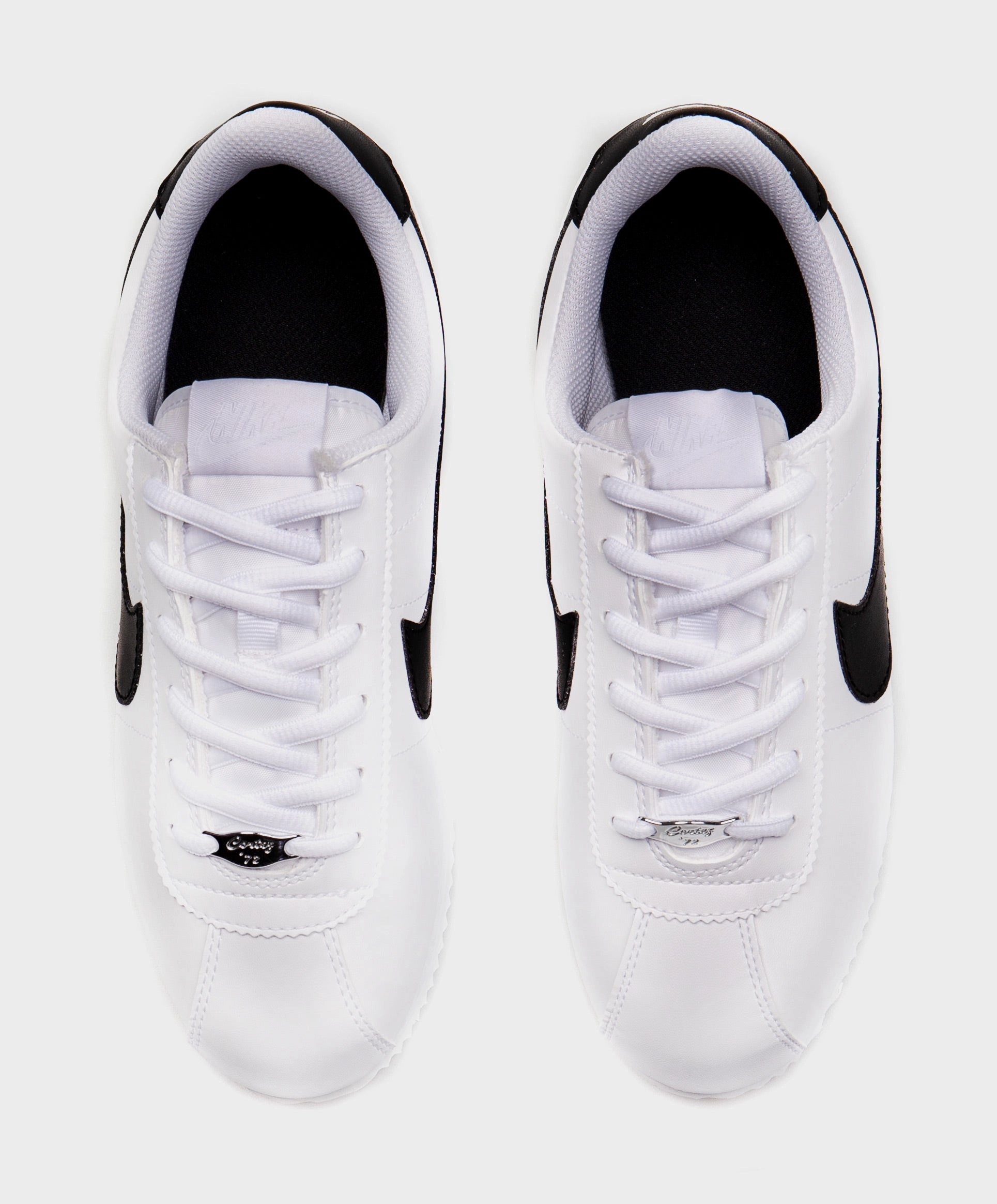 Cortez Grade School Lifestyle Shoe (White) Classic Cortez