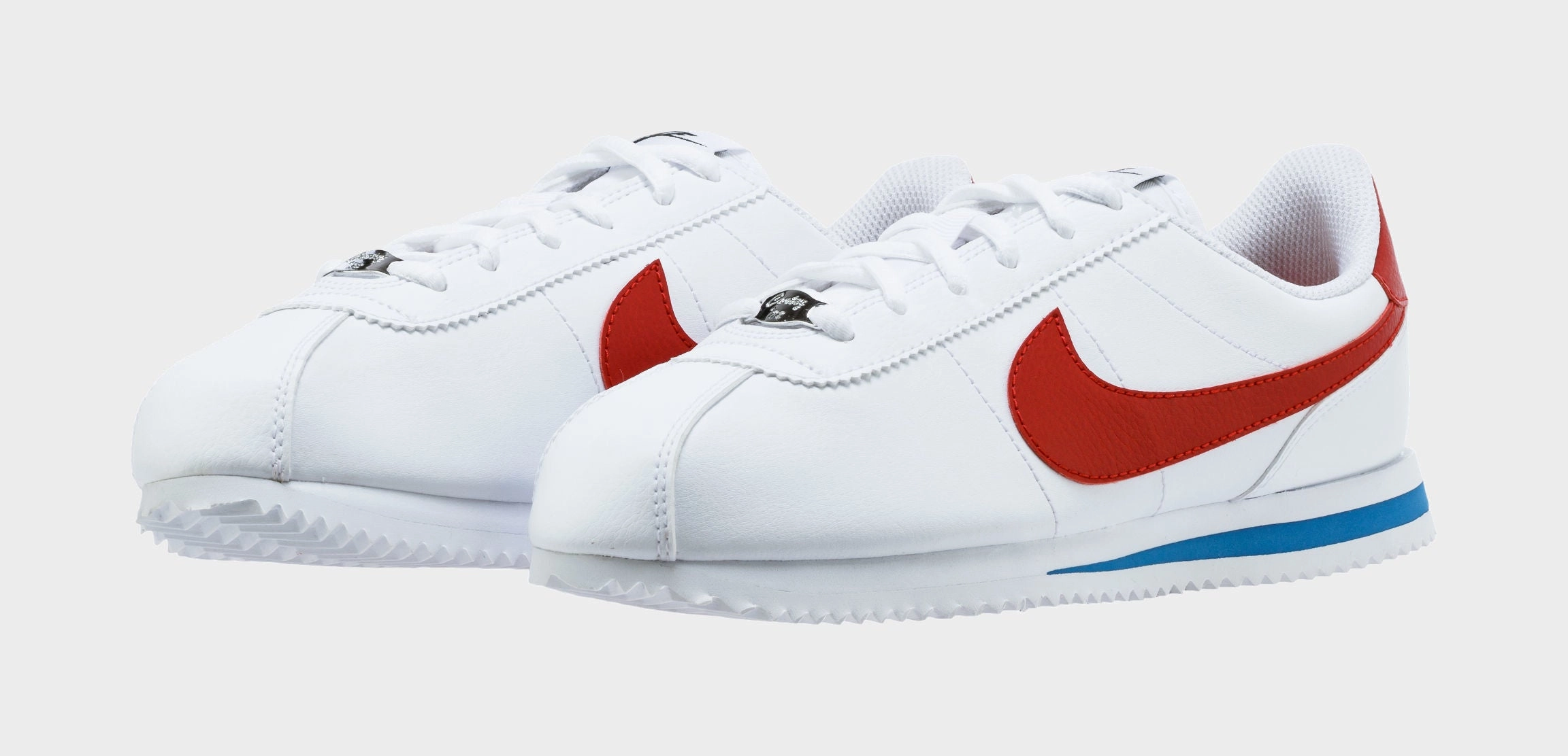 Cortez SL Grade School Lifestyle Shoe (White/Red) Classic Cortez