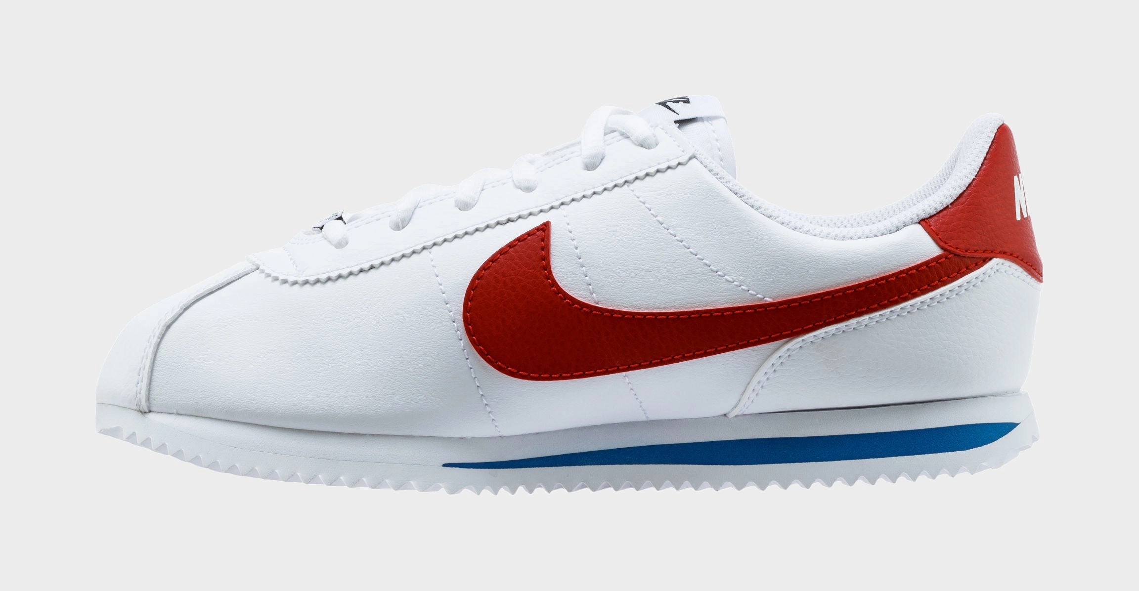 Cortez SL Grade School Lifestyle Shoe (White/Red) Classic Cortez