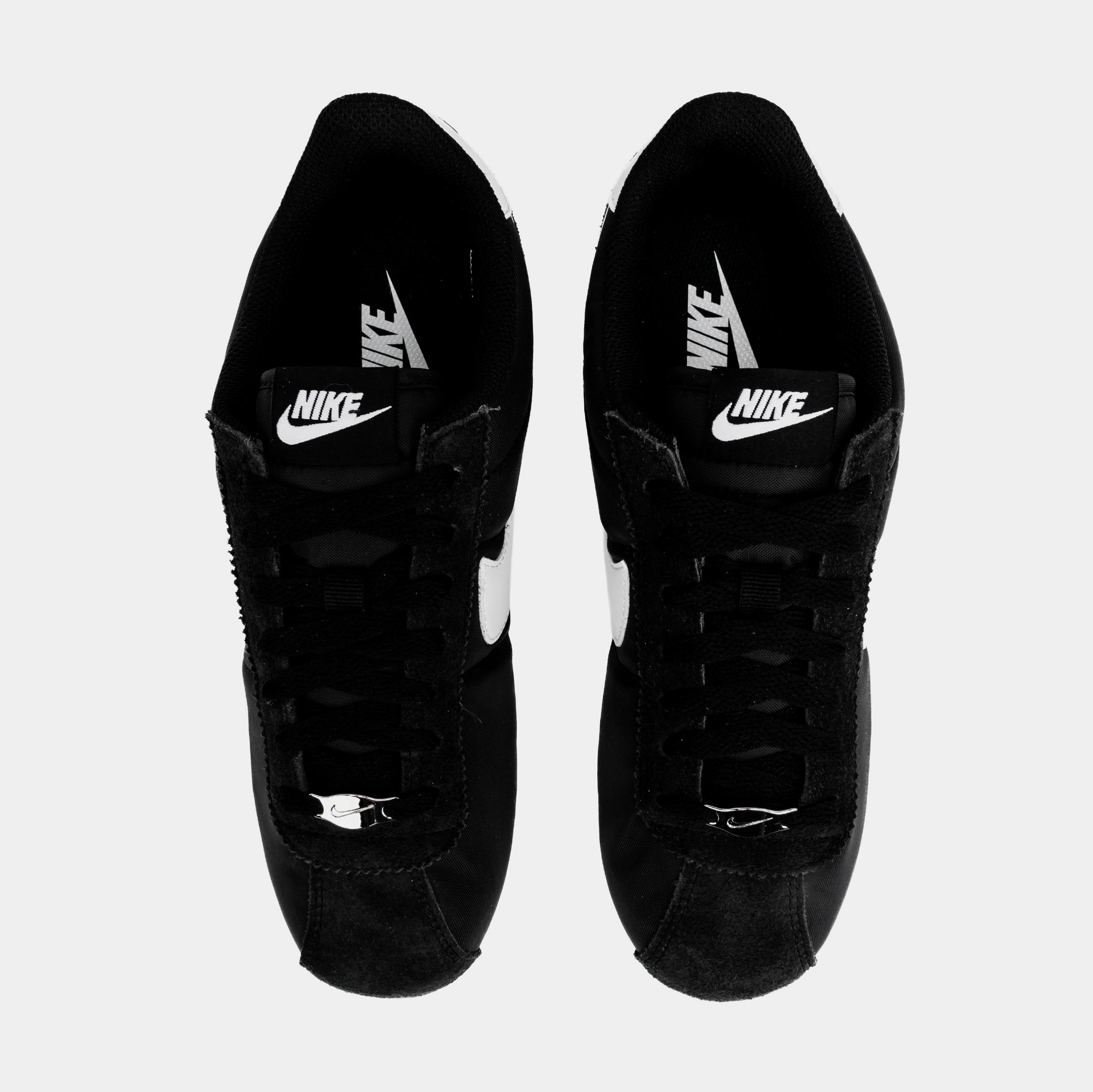 Cortez TXT Womens Running Shoes (Black/White) Classic Cortez