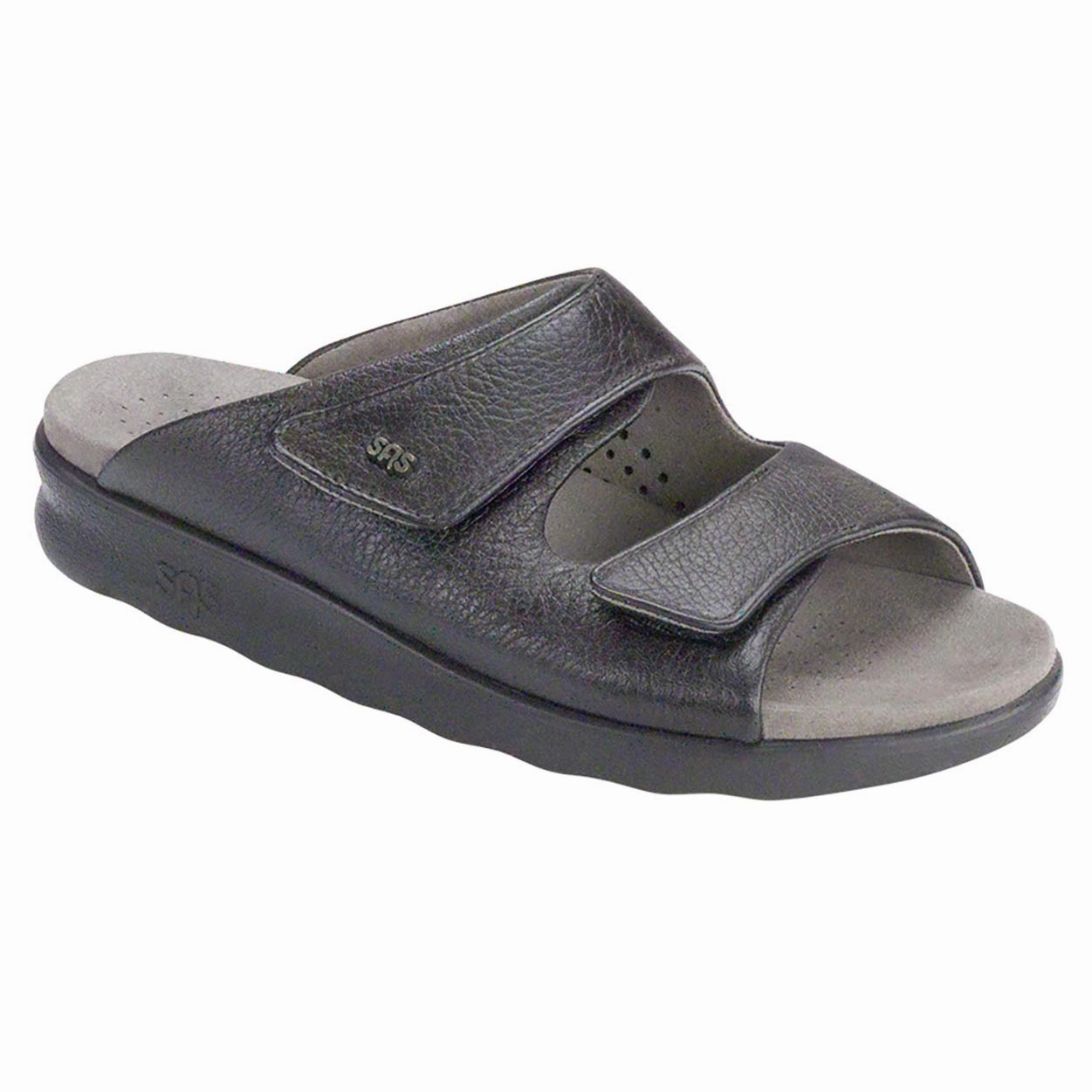 Cozy - Black SAS comfort walking shoes with supportive build