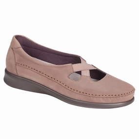 Crissy - Praline SAS comfort walking shoes with supportive build