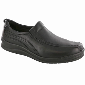 Cruise On - Black SAS comfort walking shoes with supportive build
