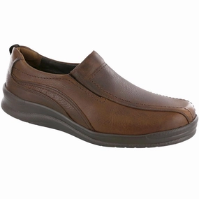 Cruise On - Brown SAS comfort walking shoes with supportive build