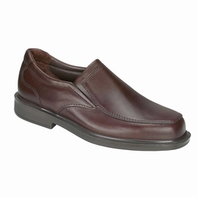 Diplomat - Brown SAS comfort walking shoes with supportive build