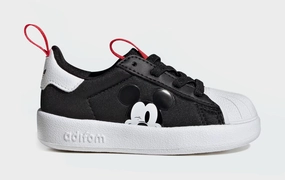Disney x Adifom Superstar 360 Infant Toddler Lifestyle Shoes (White/Black) Adidas Superstar shell-toe sneakers with timeless appeal