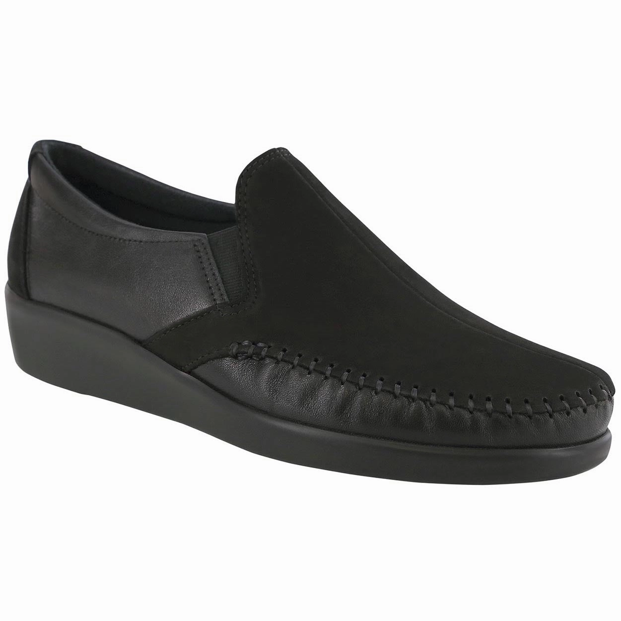 Dream - Charcoal SAS comfort walking shoes with supportive build