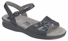 Duo 25 - One Black Sparkle SAS comfort walking shoes with supportive build