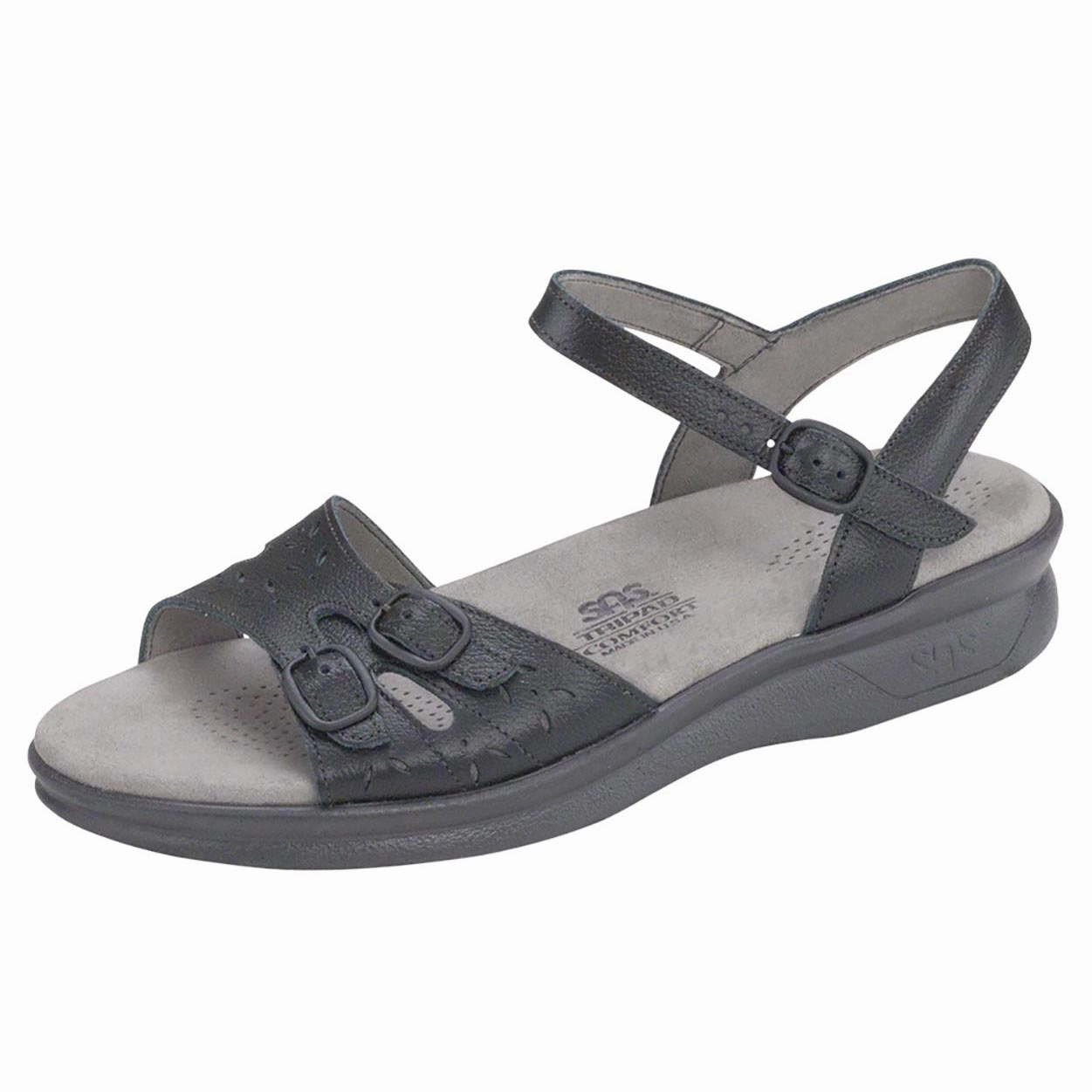 Duo - Black SAS orthopedic comfort shoes