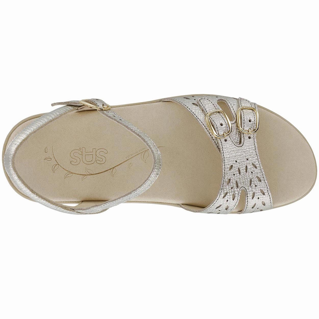 Duo - Gold Linen SAS orthopedic comfort shoes