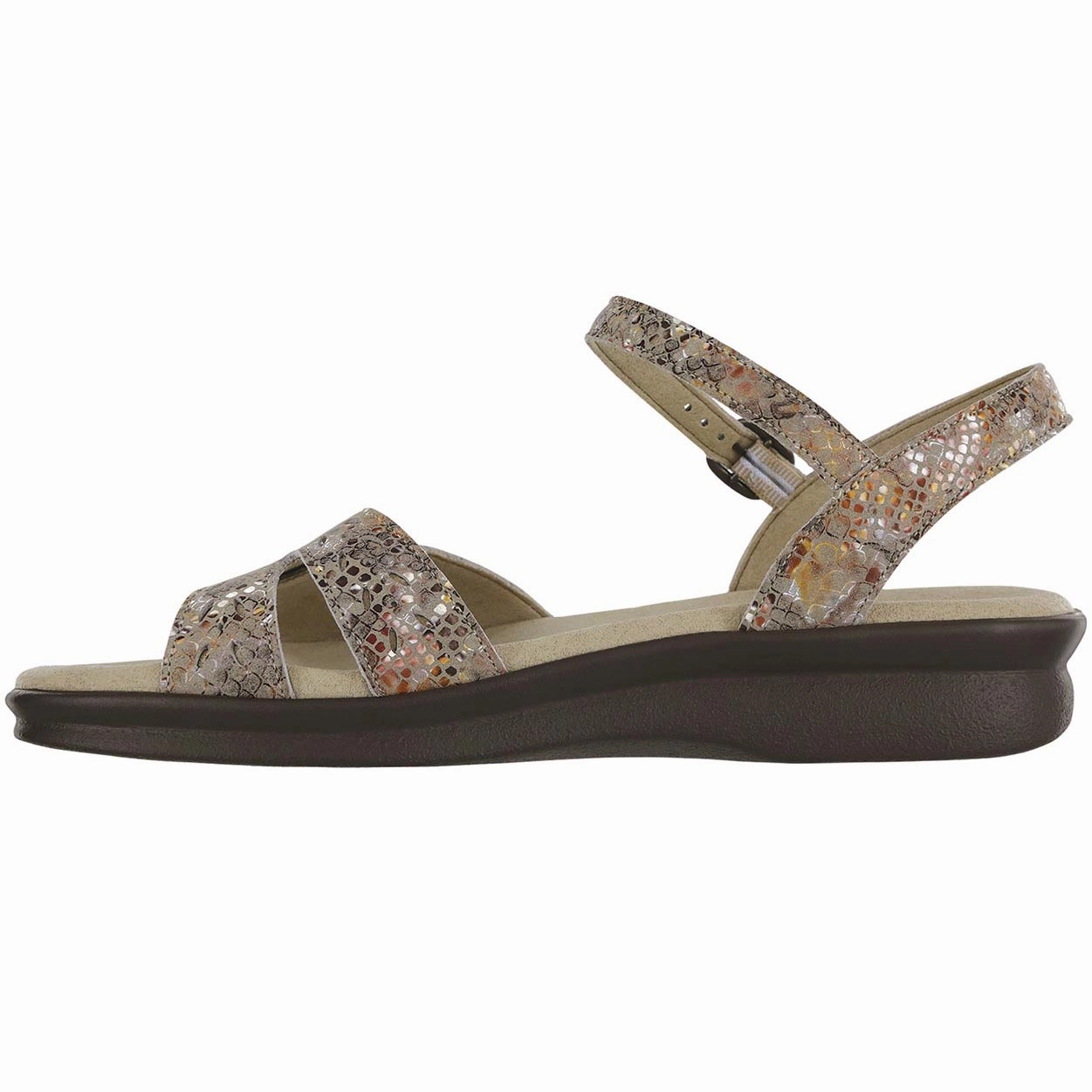 Duo - Multisnake Taupe SAS orthopedic comfort shoes