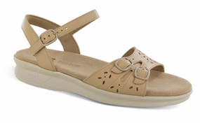 Duo - Warm Stone SAS comfort walking shoes with supportive build