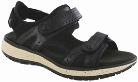 Embark - Black Ash SAS comfort walking shoes with supportive build