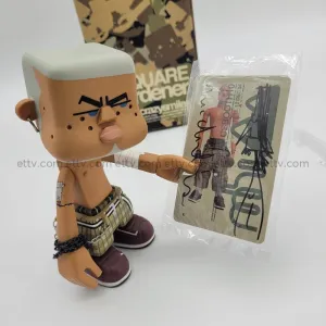 ETTV 2003 Michael Lau SQUARE Gardener Crazysmile 007 Figure - COA Card Signed and Sketched