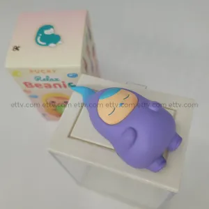 ETTV One Little Planet PUCKY Relax Beanie (Sleeping) Signed Hand Drawn Sketch