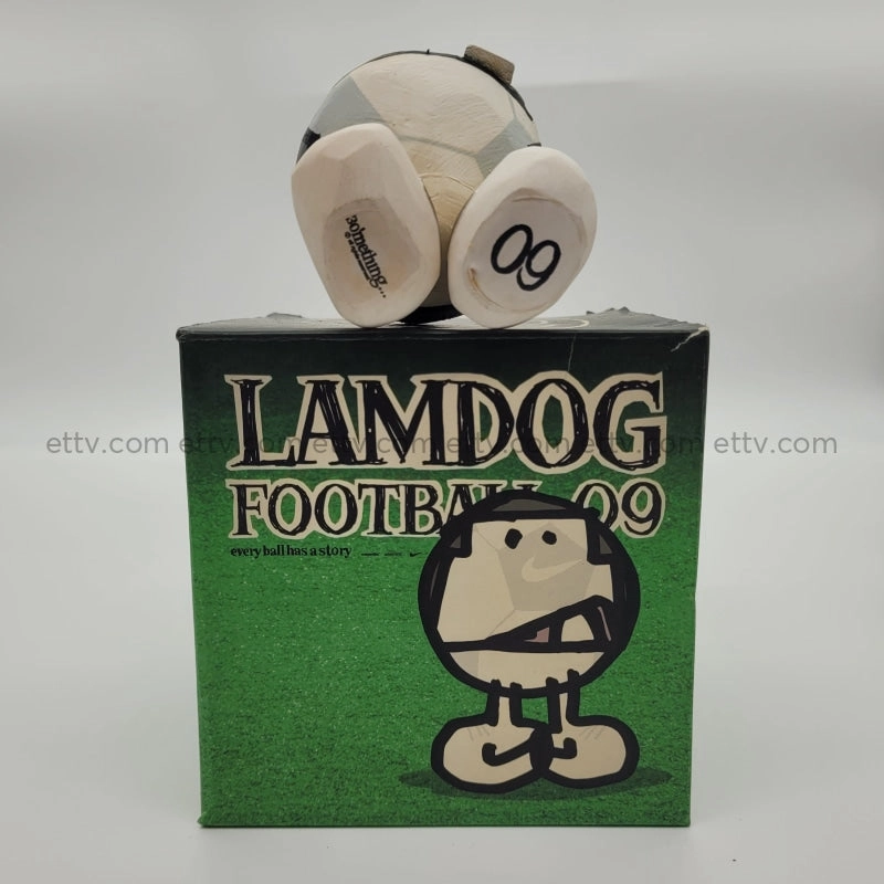 ETTV 2005 Michael Lau Crazysmiles LamDog Football 09 Lamball Signed Remarque Sketch by Michael Lau