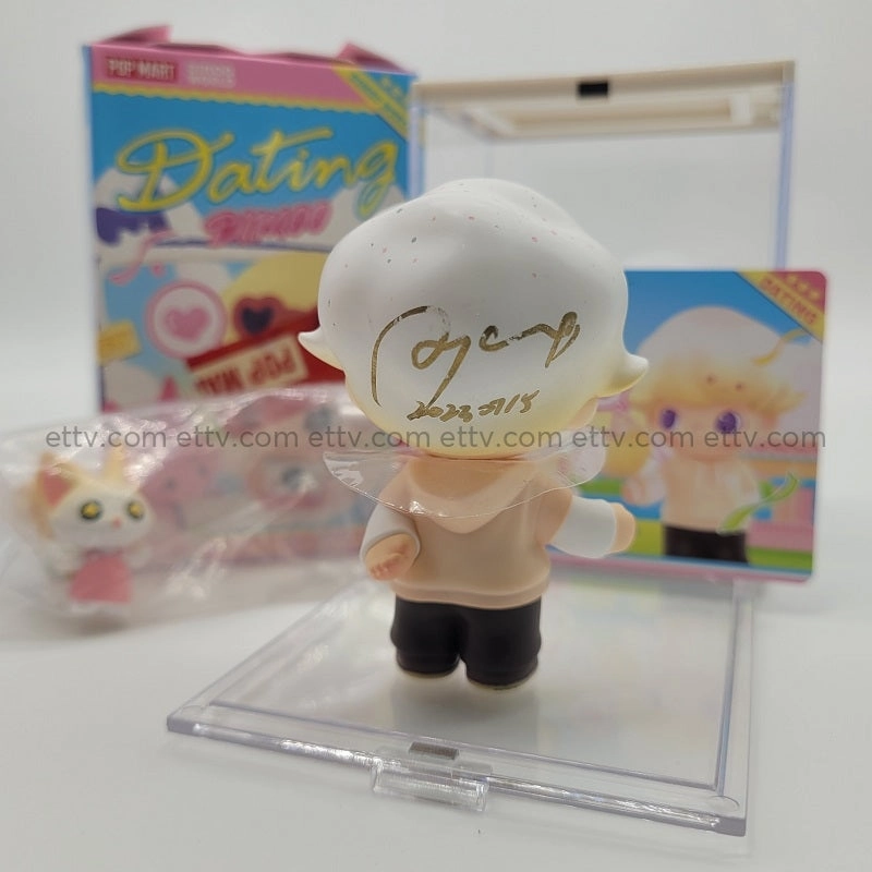 ETTV POPMART Dimoo Dating Series (Marshmallow) - Hand Signed by Ayan Deng