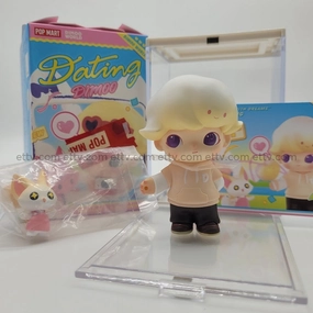 ETTV POPMART Dimoo Dating Series (Marshmallow) - Hand Signed by Ayan Deng