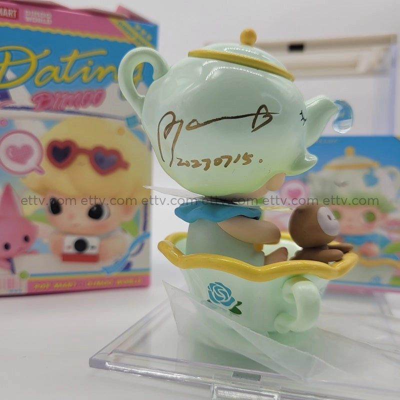 ETTV POPMART Dimoo Dating Series (Rotating Cup) - Hand Signed by Ayan Deng
