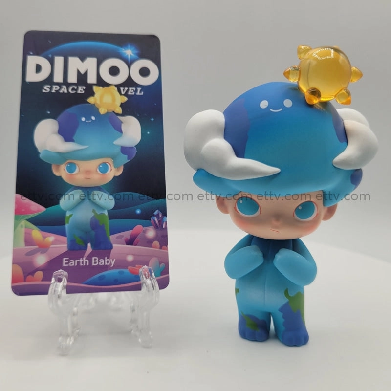 ETTV POPMART Dimoo Space Travel Series (Earth Baby SIGNED by Artist Ayan Deng)