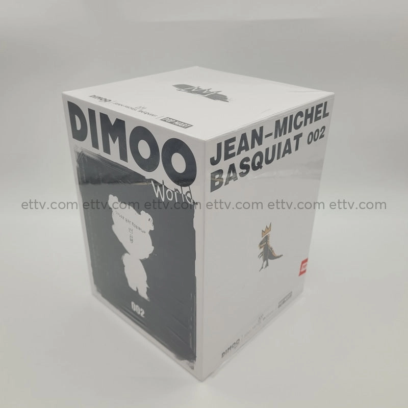 ETTV POPMART Dimoo X Jean Michel Basquiat rare SIGNED two signatures by Ayan Deng (002)#b