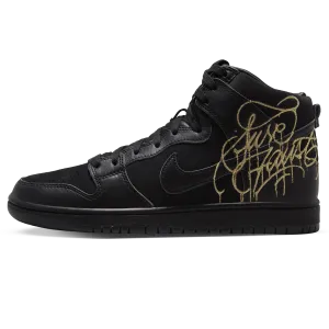 FAUST x Nike Dunk High SB 'The Devil is in The Details' Nike SB skate shoes with padded support and grip