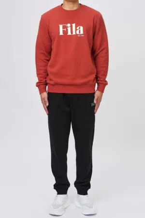 FILA MEN'S JAMIE RED CREW SWEATSHIRT