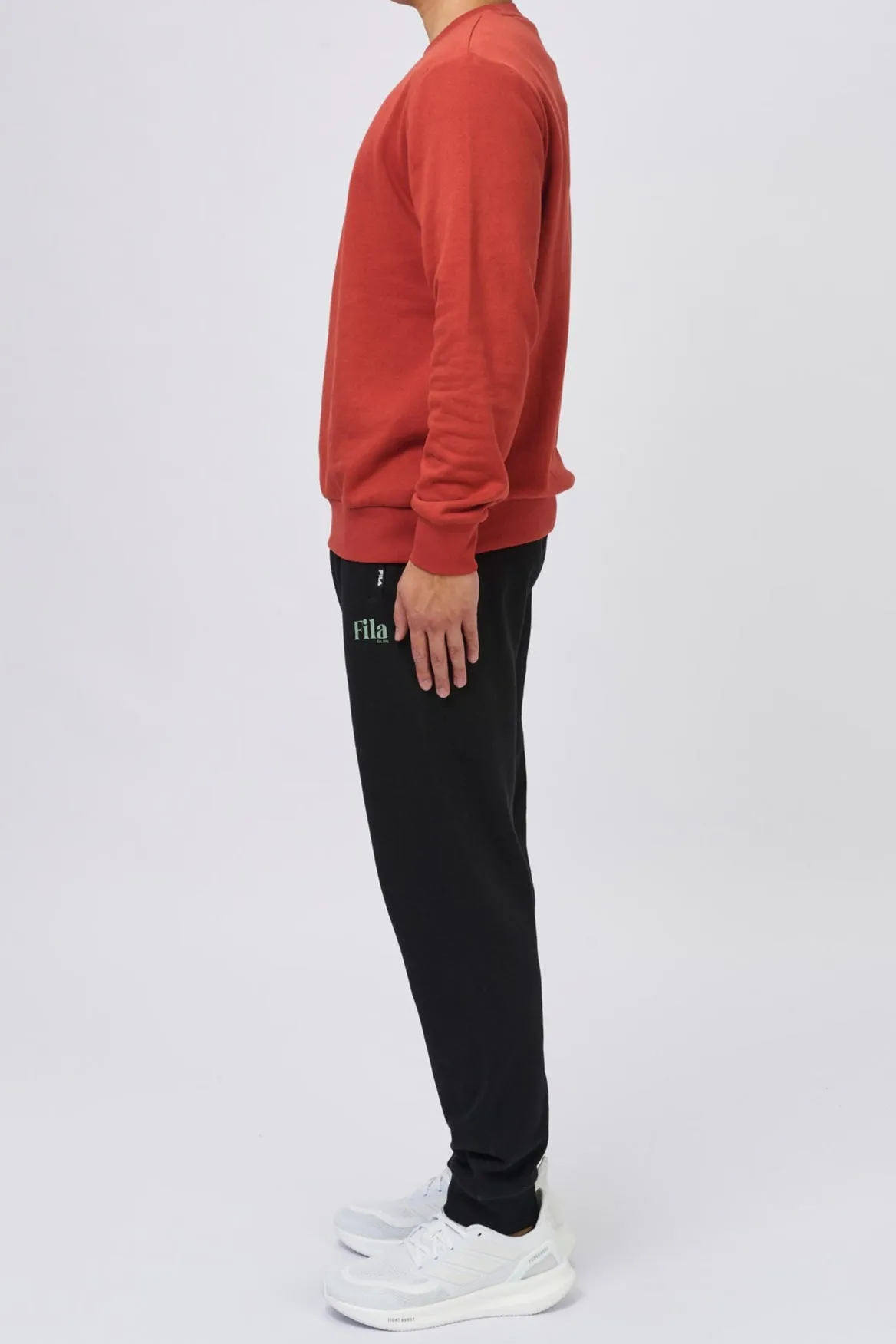 FILA MEN'S JAMIE RED CREW SWEATSHIRT