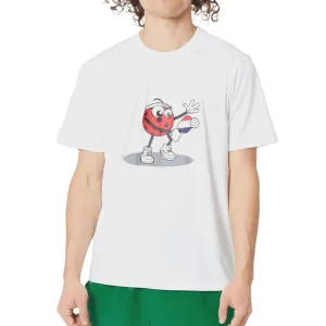 Fila Pickleball Short Sleeve Graphic Crew - White Clothing Fila Men