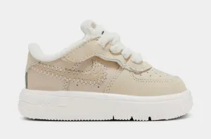 Force 1 Low SE EasyOn Infant Toddler Lifestyle Shoes (Sanddrift/Sail/Dark Raisin/Pale Ivory) nike air force 1 timeless streetwear shoes