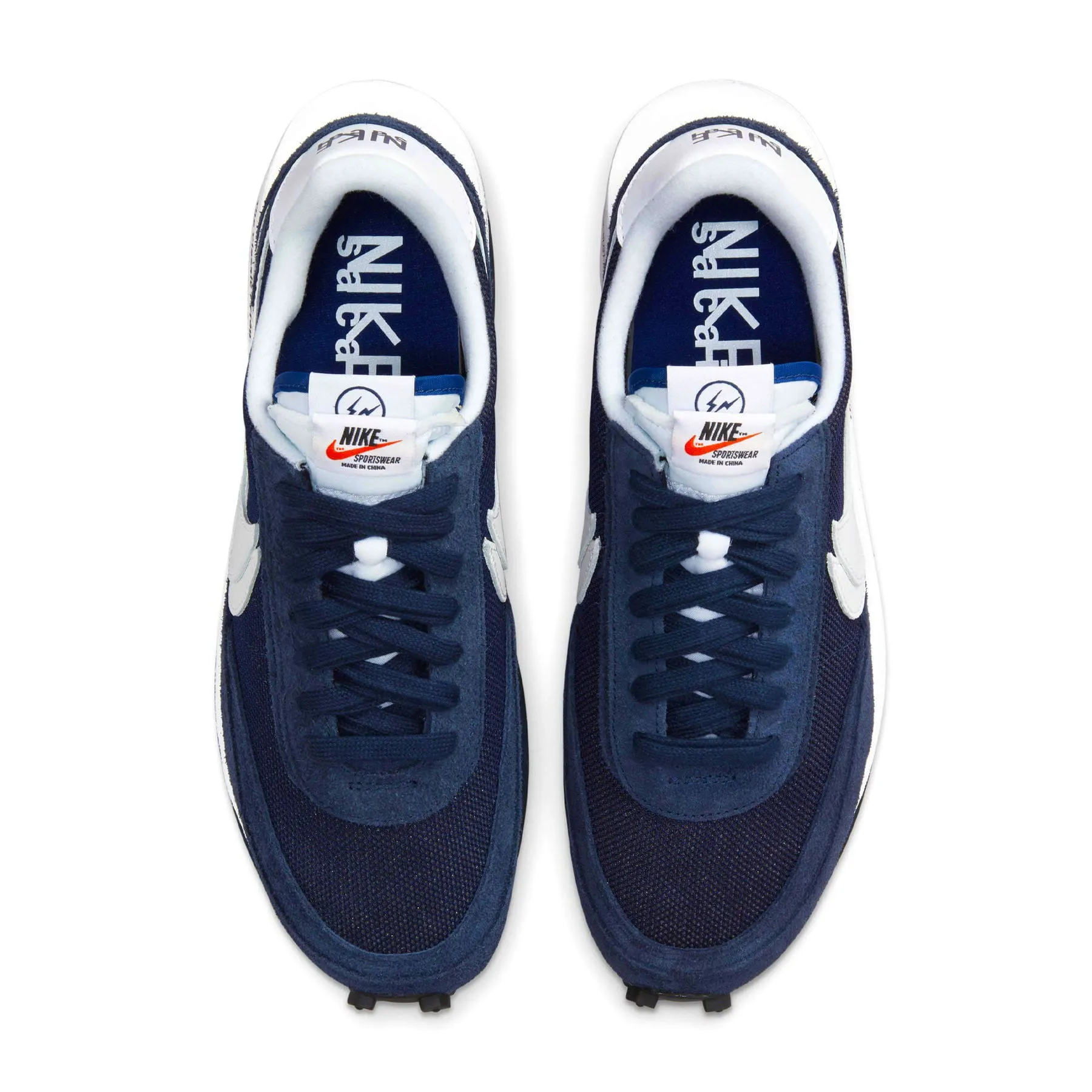 Fragment Design x sacai x Nike LDV Waffle 'Blackened Blue' Sacai collaboration