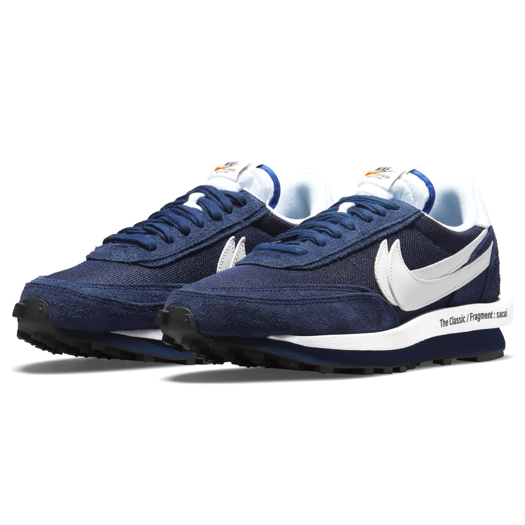 Fragment Design x sacai x Nike LDV Waffle 'Blackened Blue' Sacai collaboration