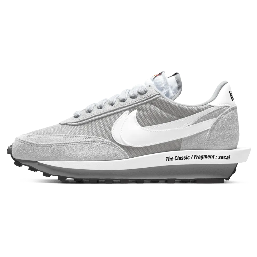 Fragment Design x sacai x Nike LDV Waffle 'Light Smoke Grey' nike sacai collaboration stylish sneakers
