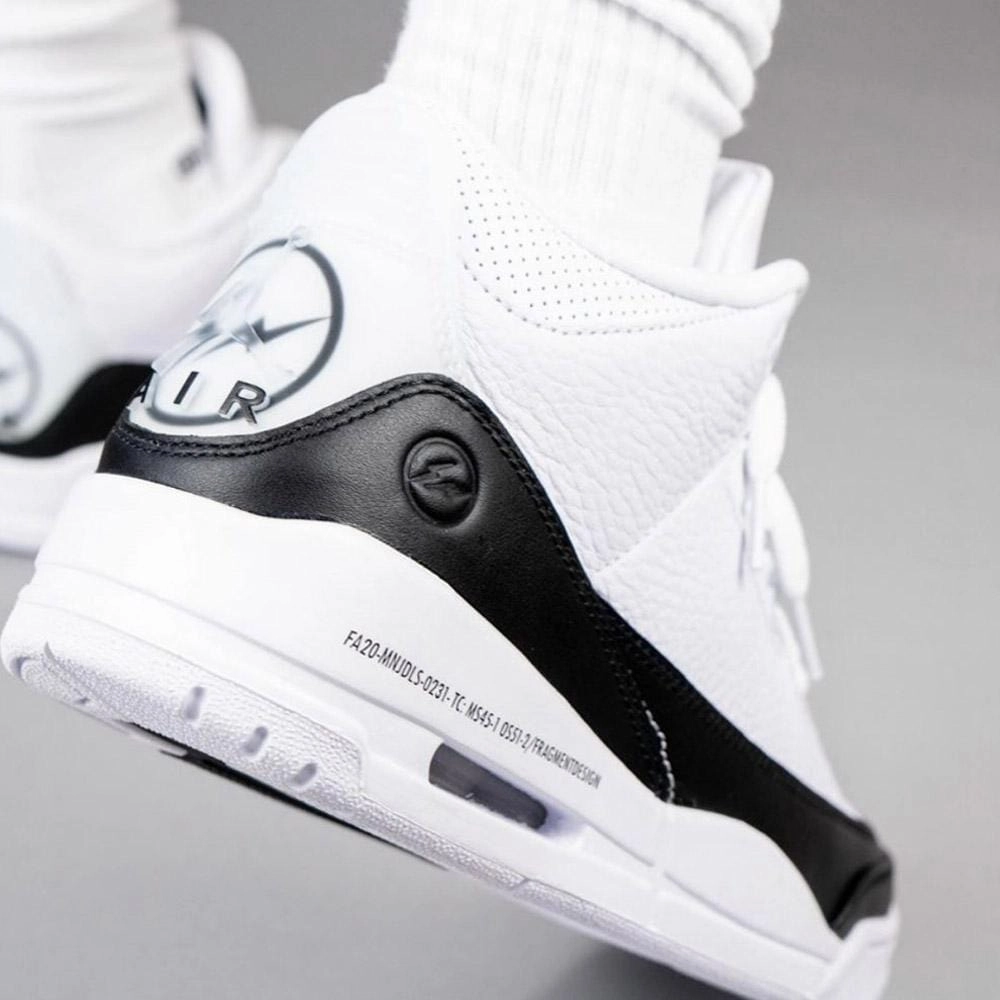 Fragment Design x Air Jordan 3 Retro SP 'White' All-day support retro kicks