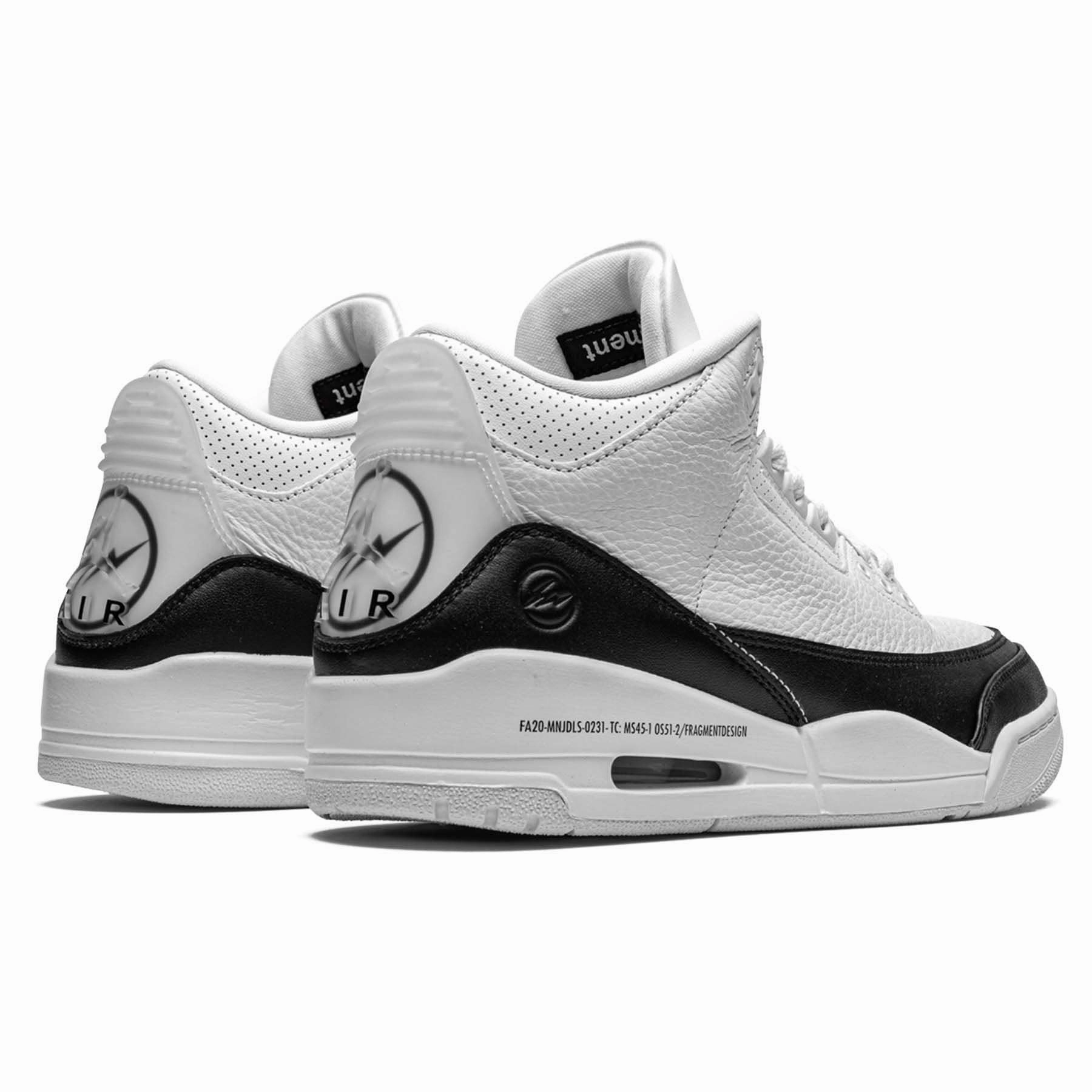 Fragment Design x Air Jordan 3 Retro SP 'White' All-day support retro kicks