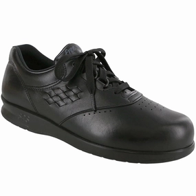 Free Time - Black SAS comfort walking shoes with supportive build