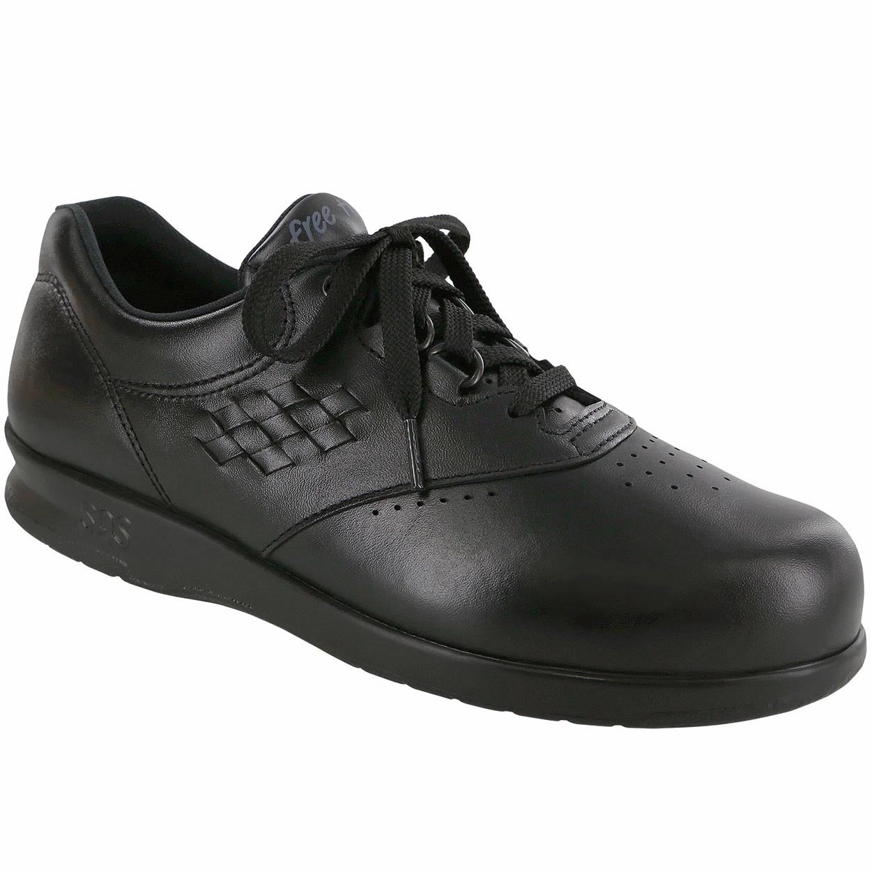 Free Time - Black SAS comfort walking shoes with supportive build