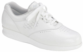 Free Time - White SAS comfort walking shoes with supportive build