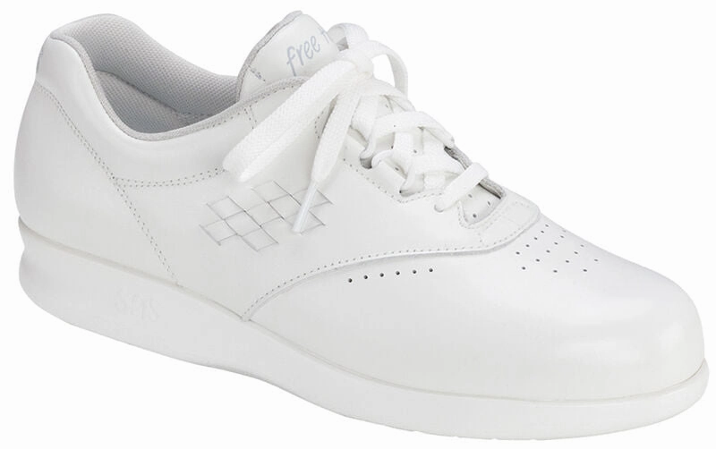 Free Time - White SAS comfort walking shoes with supportive build