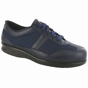 Free Time Mesh - Navy SAS comfort walking shoes with supportive build
